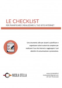 Ebook: Le checklist per pianificare e realizzare il tuo sito web